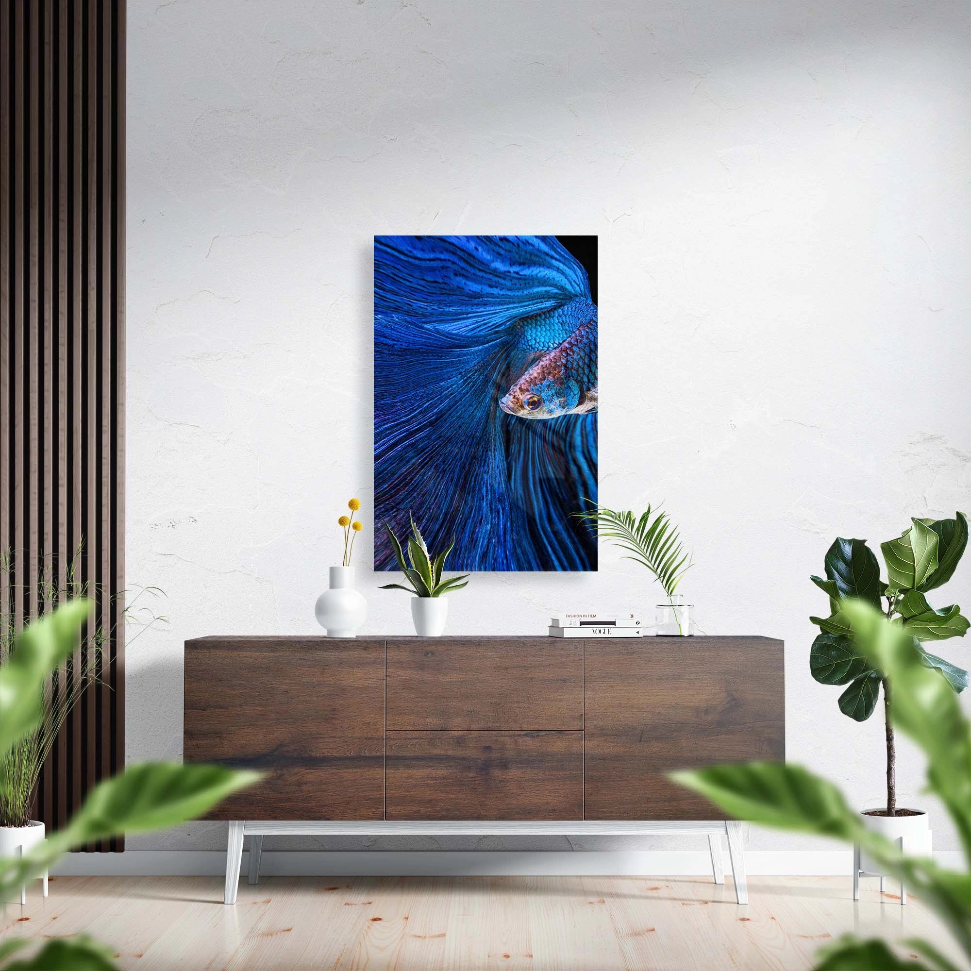 Blue Bettafish