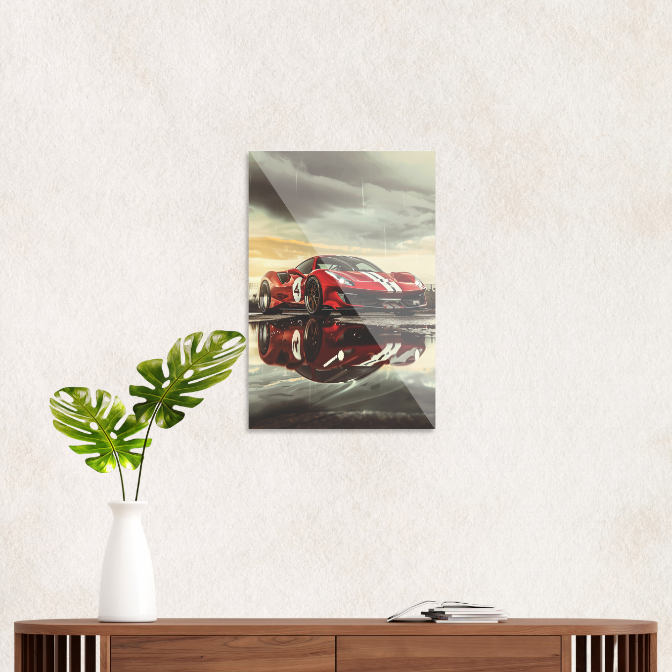 Ferrari i regnvejr