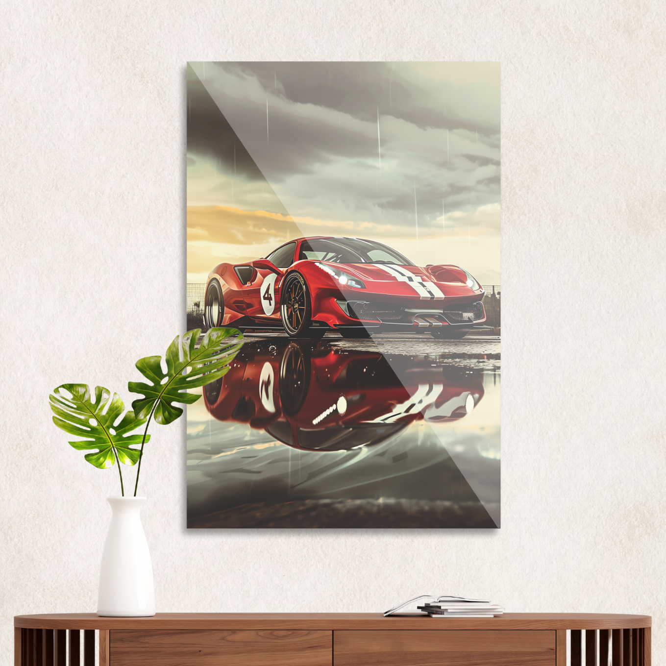 Ferrari i regnvejr
