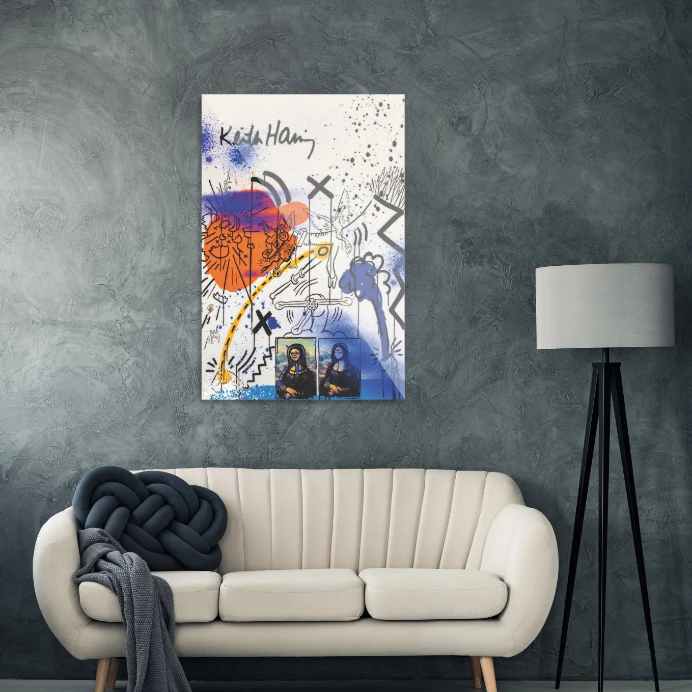 Keith Haring "Mona lisa"