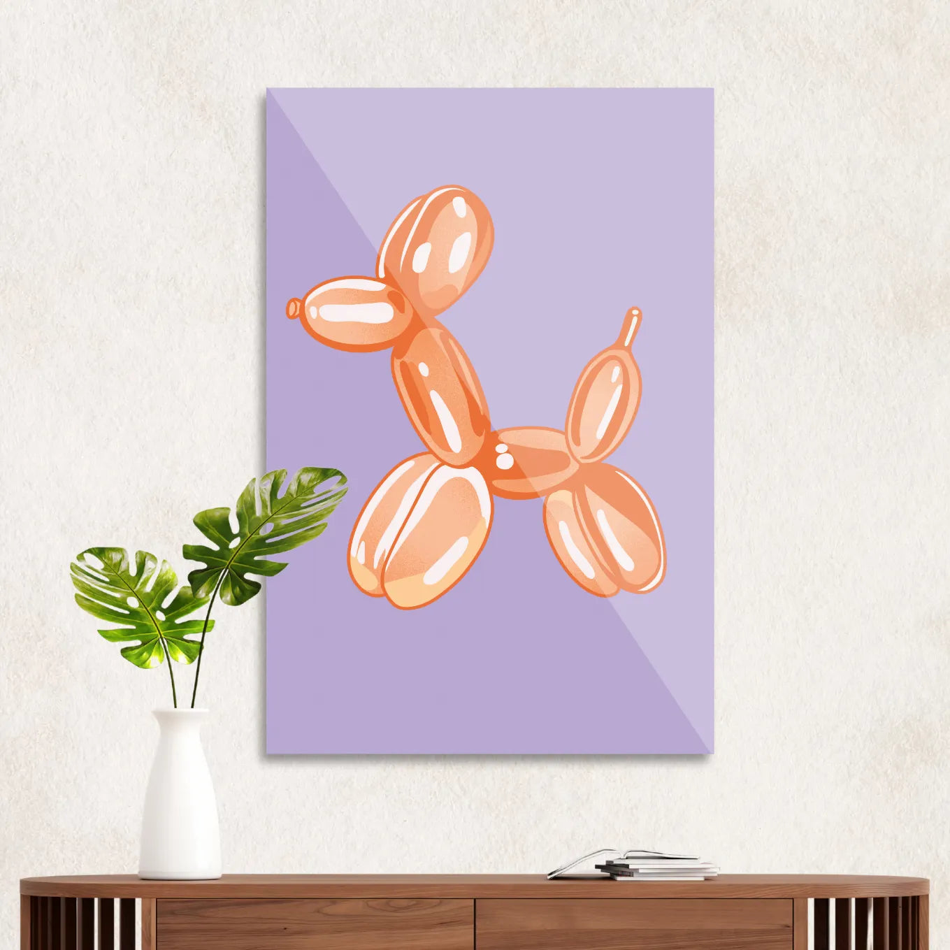 Orange ballonhund #2