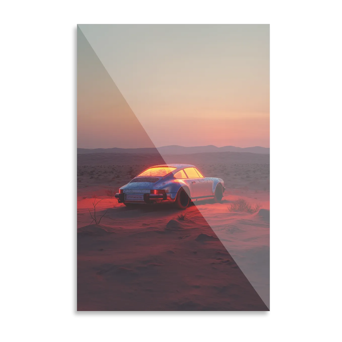 Porsche i ørkenen