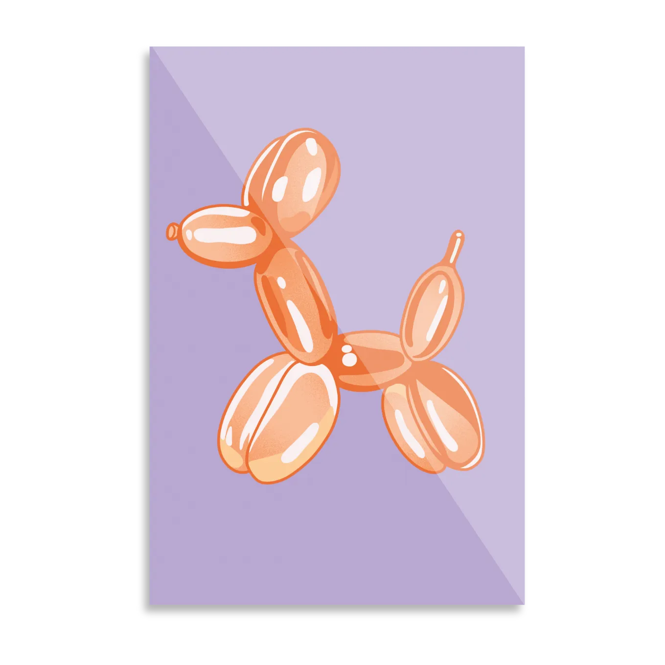 Orange ballonhund #2