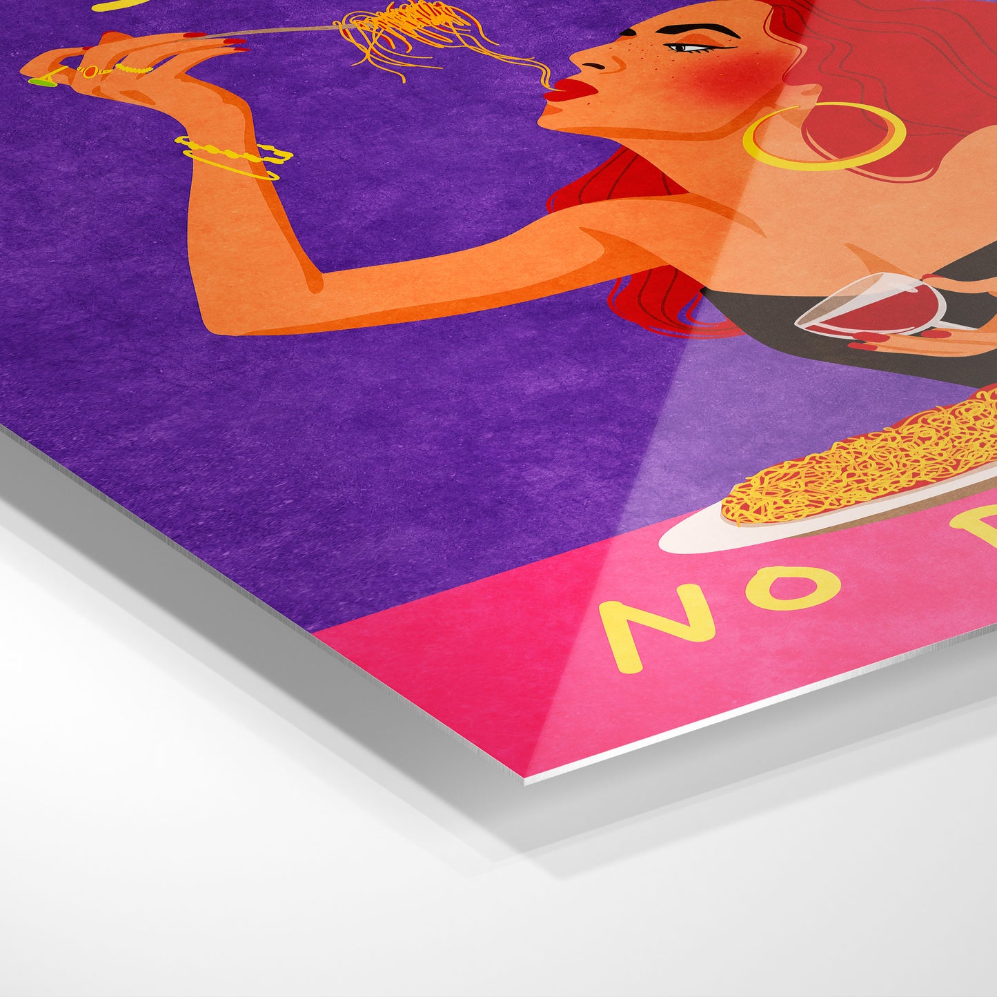 Eat spaghetti, no regretti