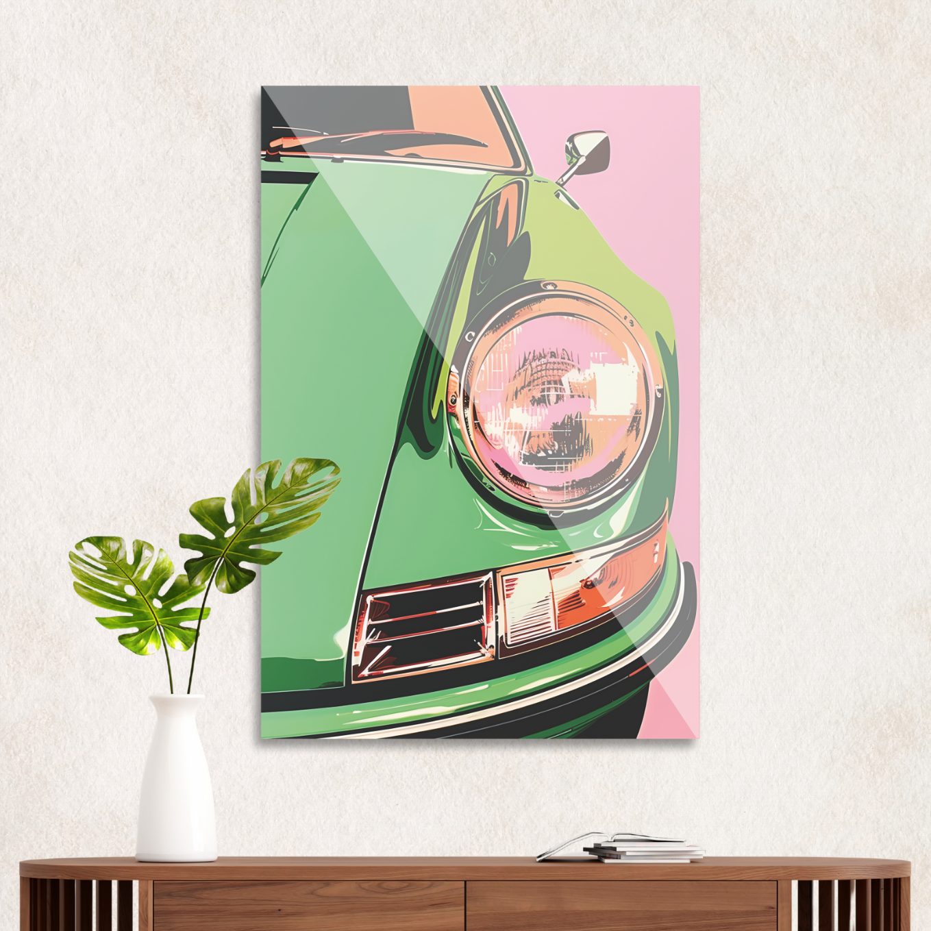 Grøn Porsche 1