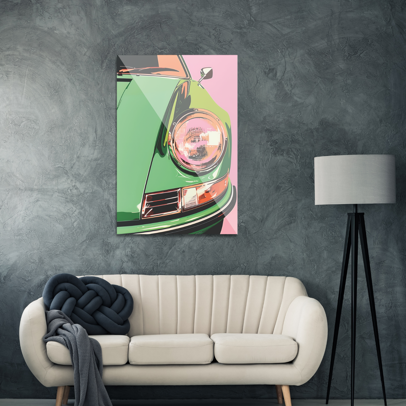 Grøn Porsche 1