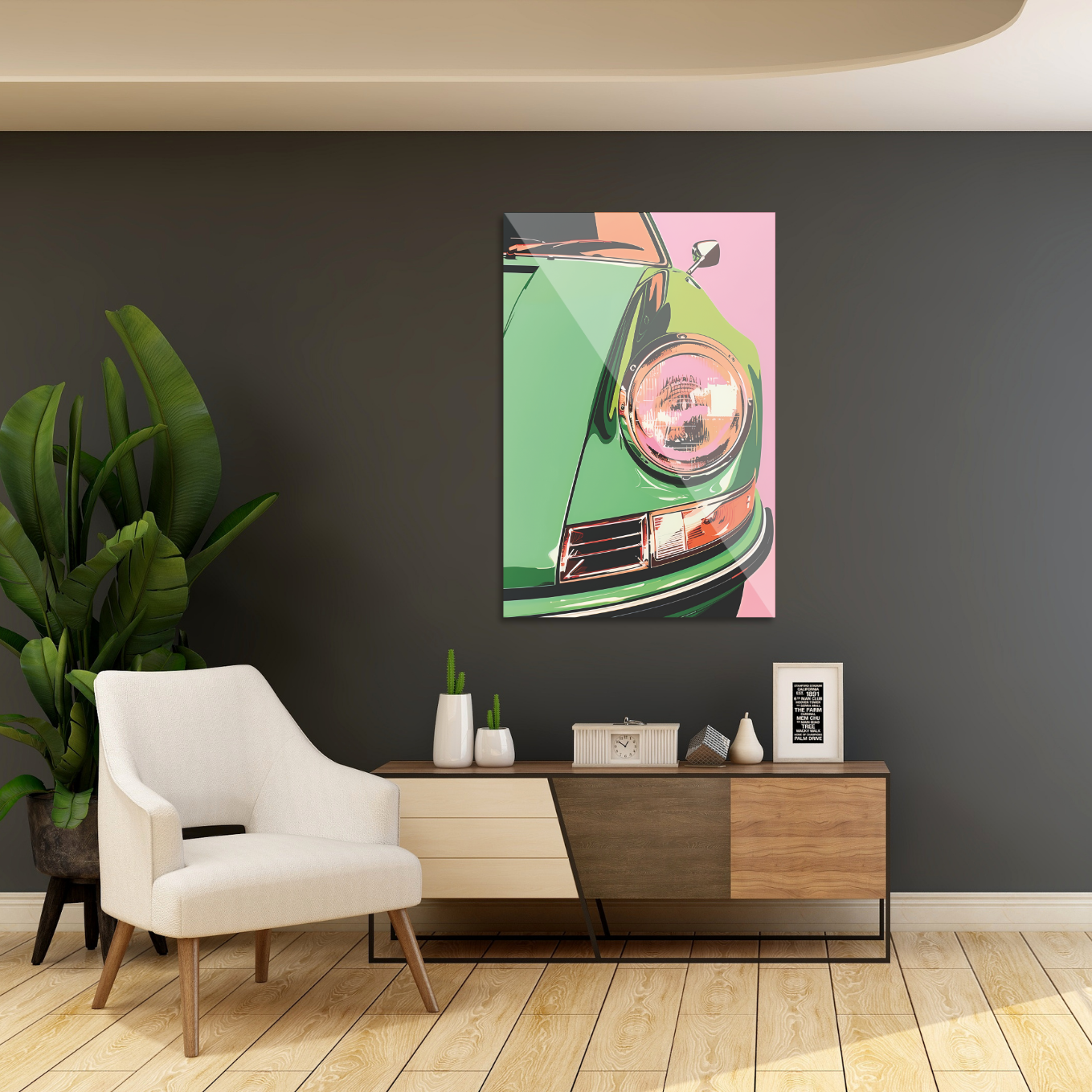 Grøn Porsche 1