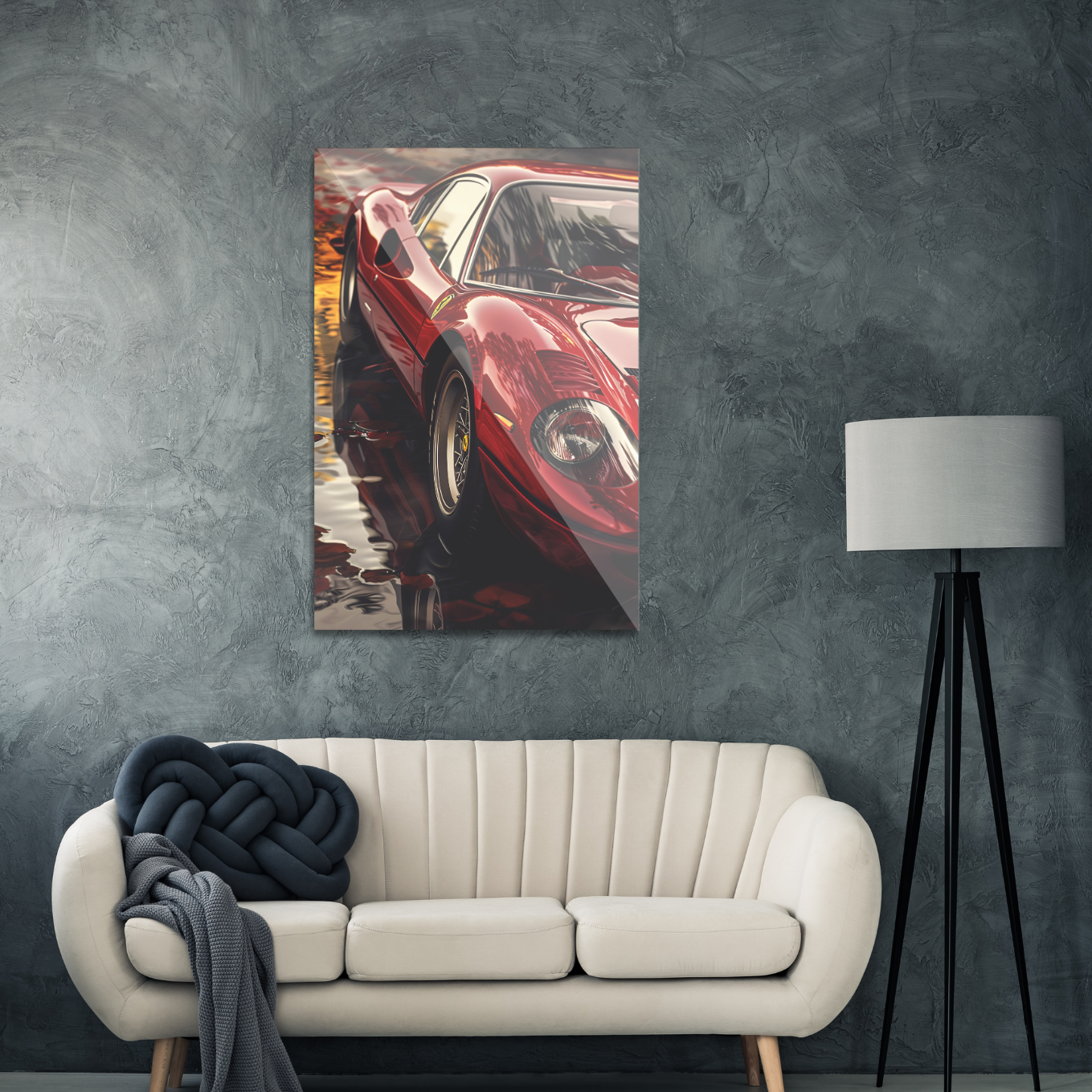 Klassisk rød Ferrari