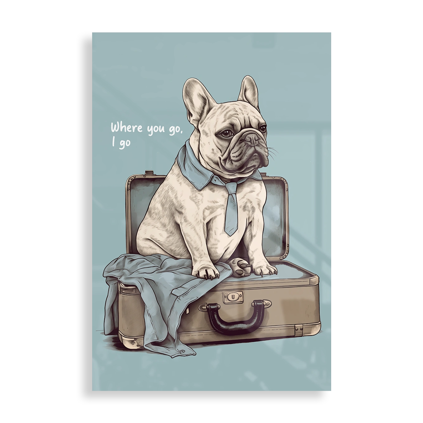 Traveling frenchie