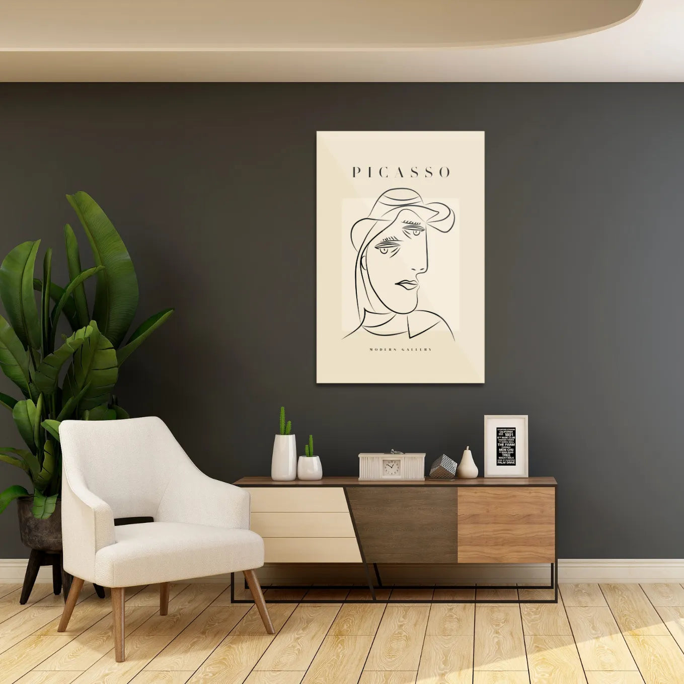 Picasso "Abstrakt kvindeansigt"