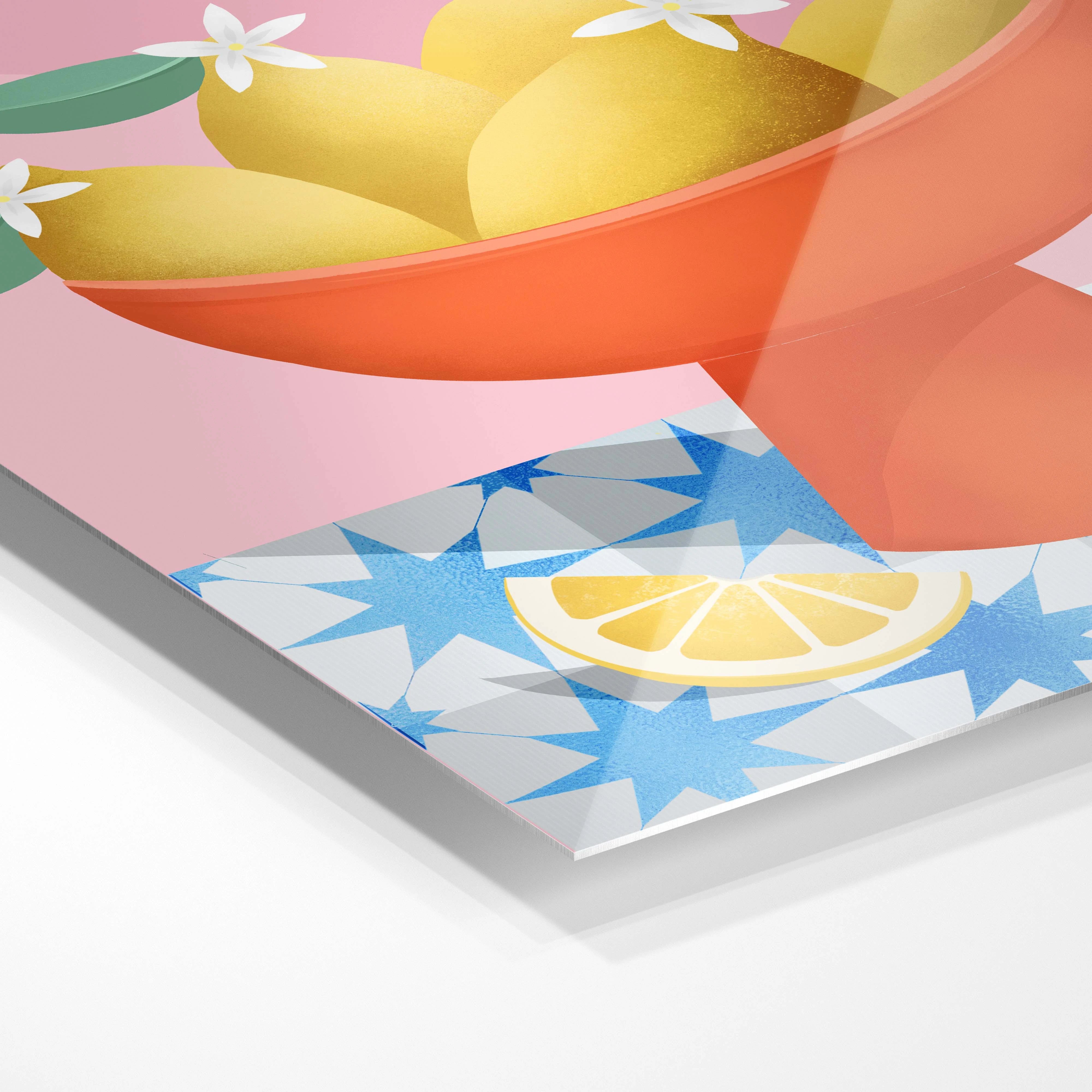 Lemons in bowl