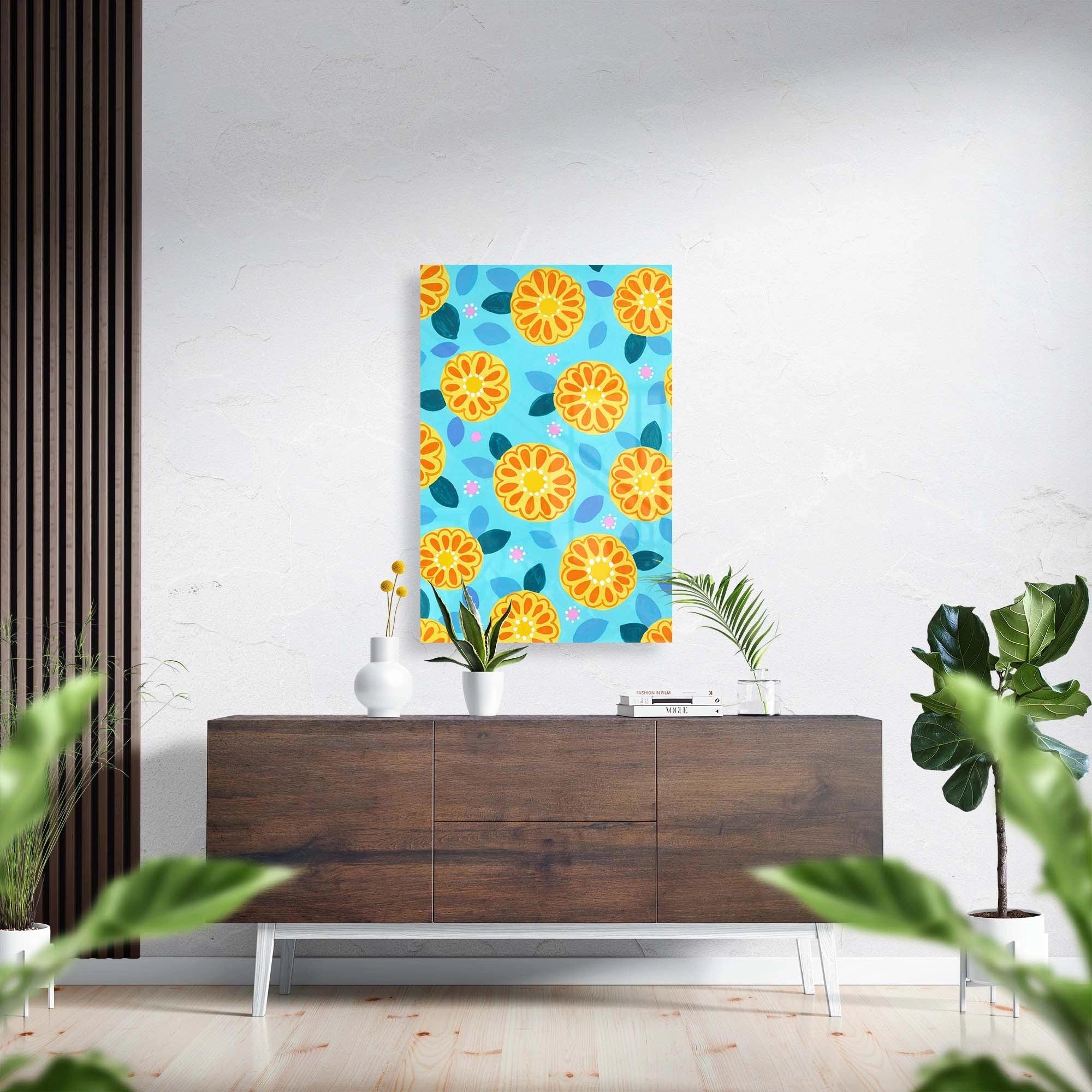 Orange flowers