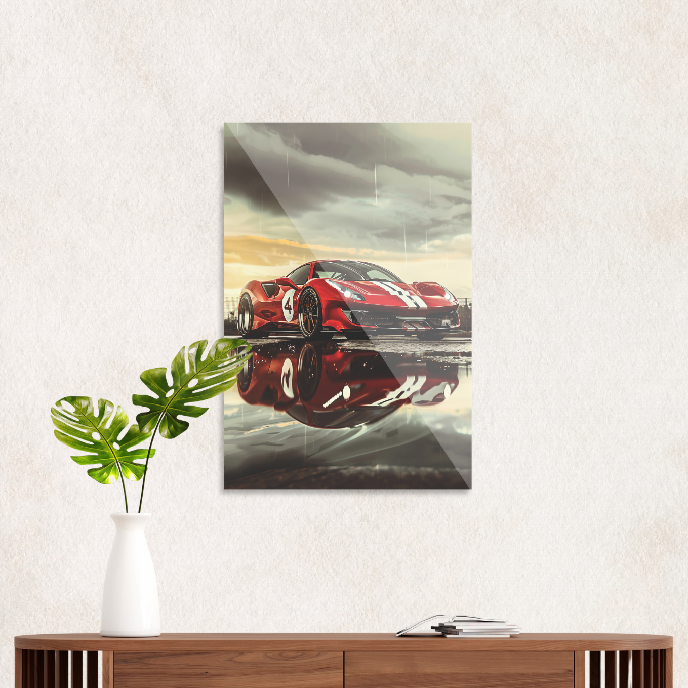Ferrari i regnvejr