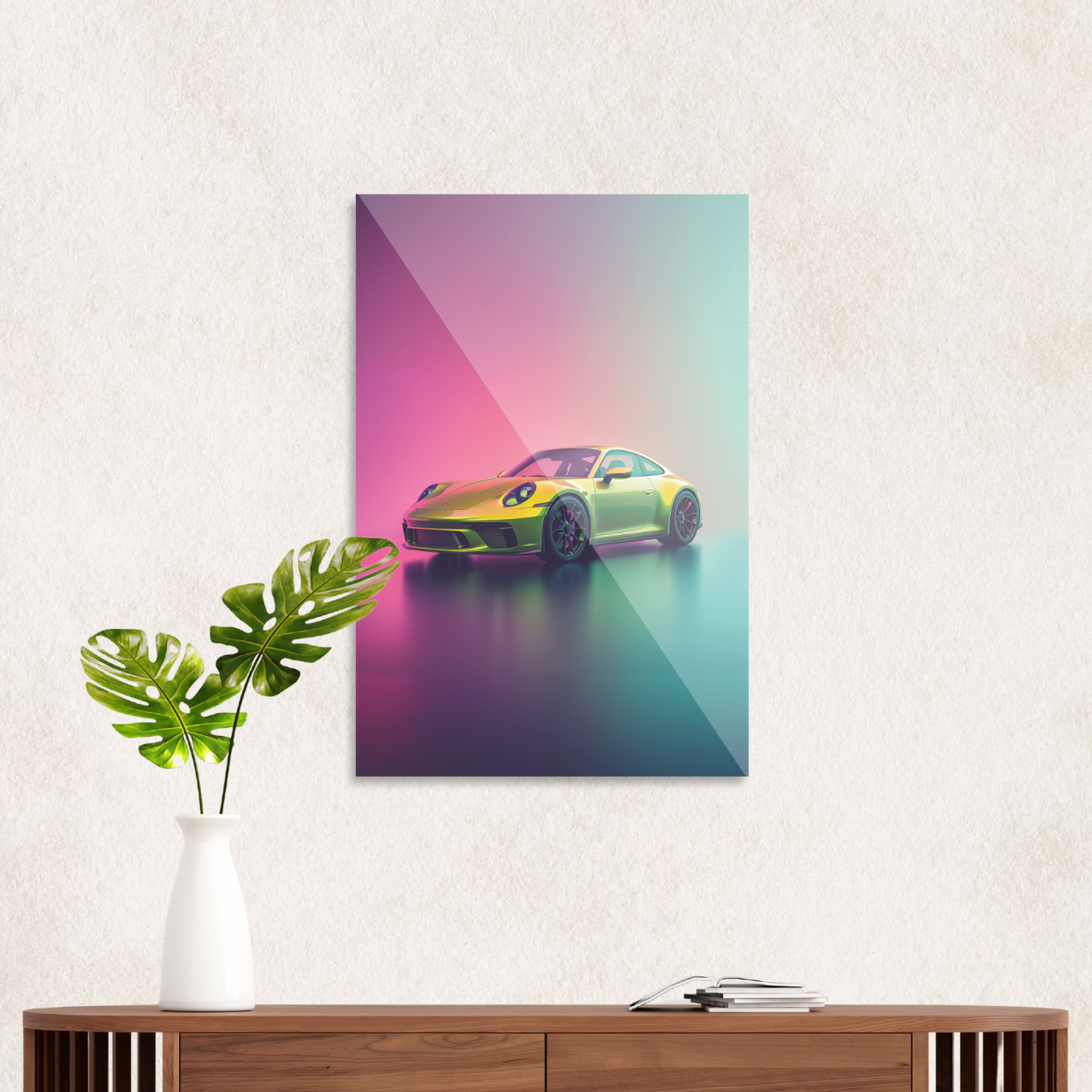 Neon Porsche vibes