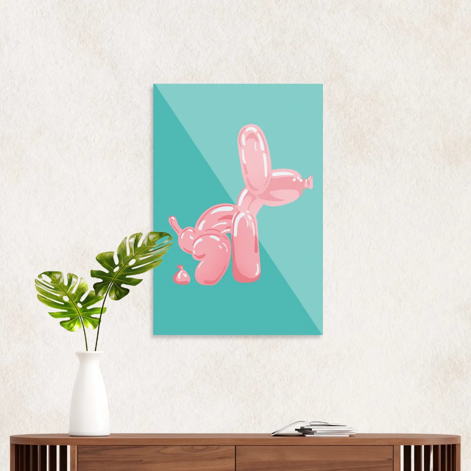 Pink ballonhund