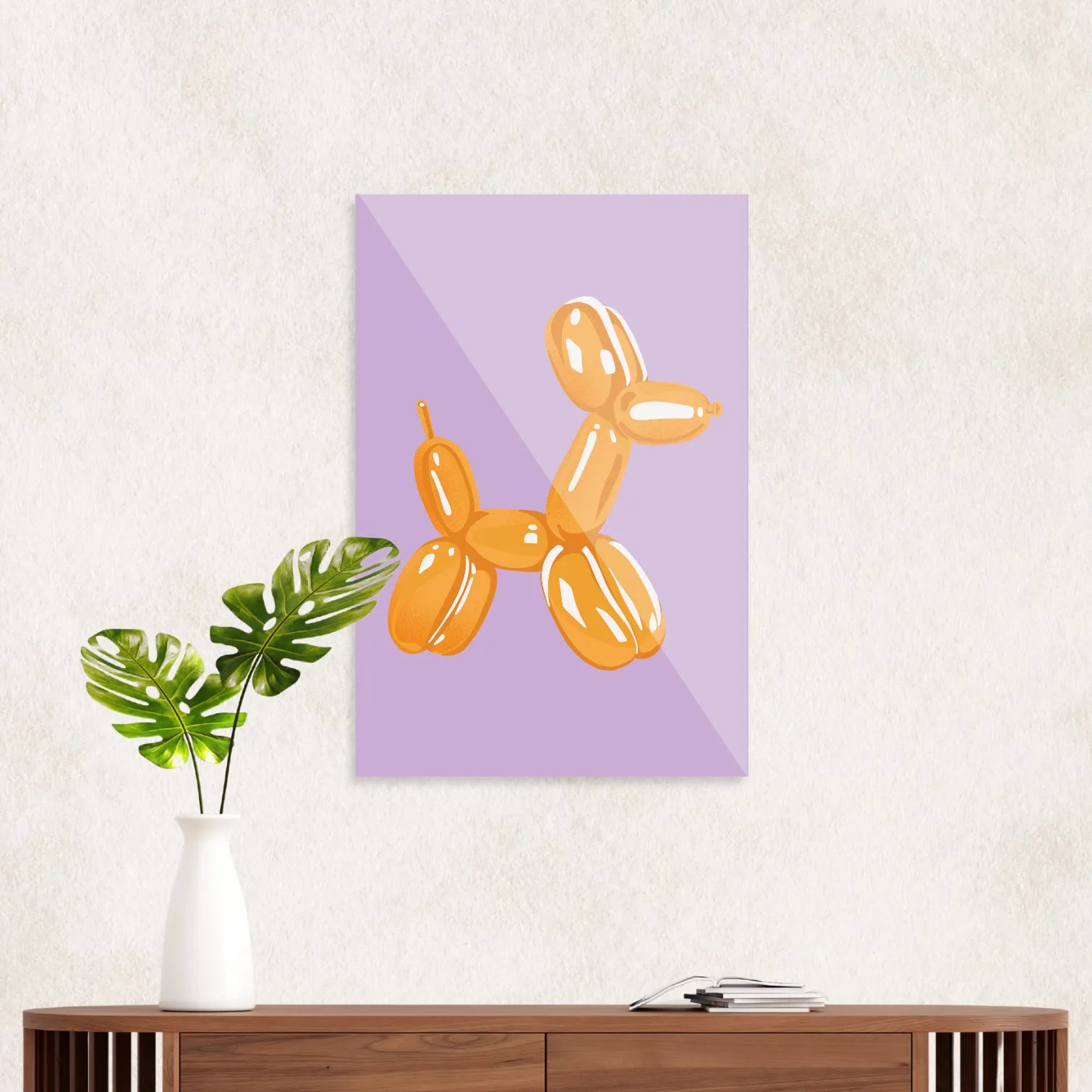 Orange ballonhund #1
