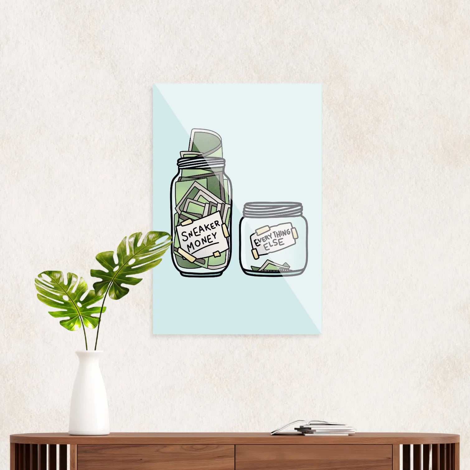 Sneaker Money Jar
