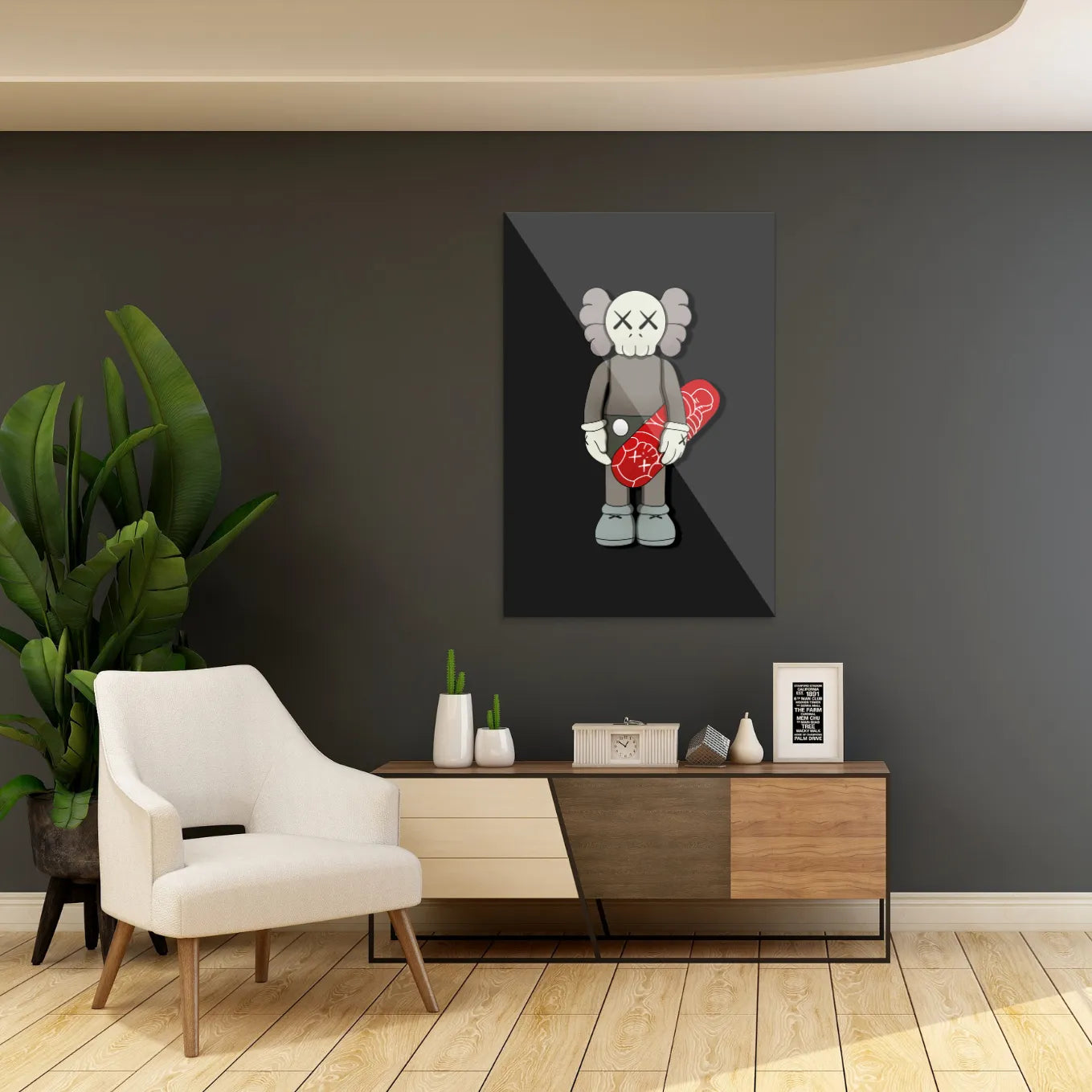 KAWS skater