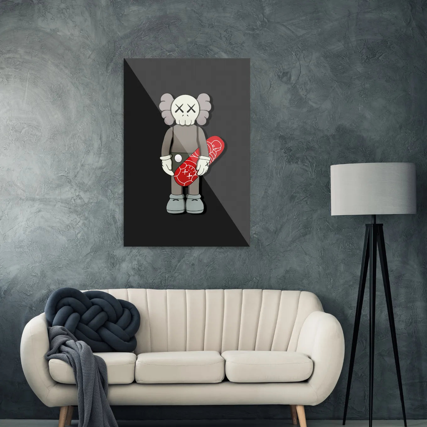 KAWS skater