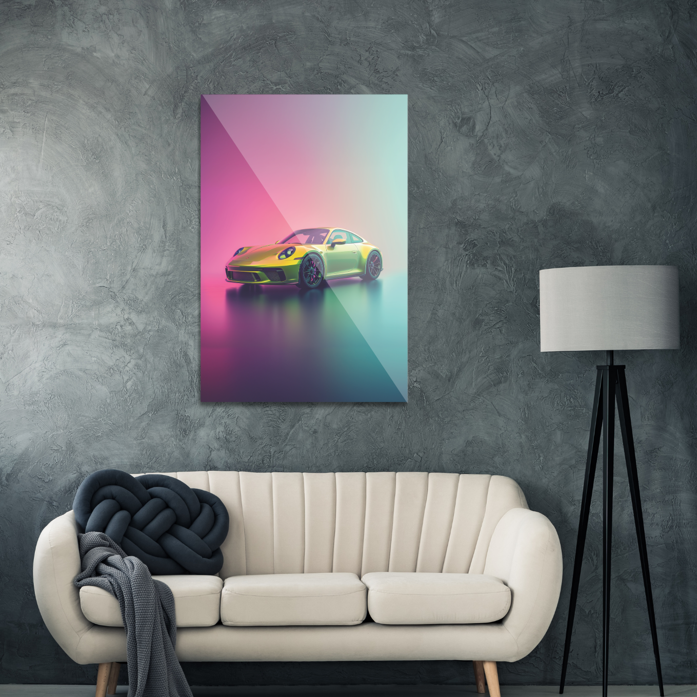Neon Porsche vibes