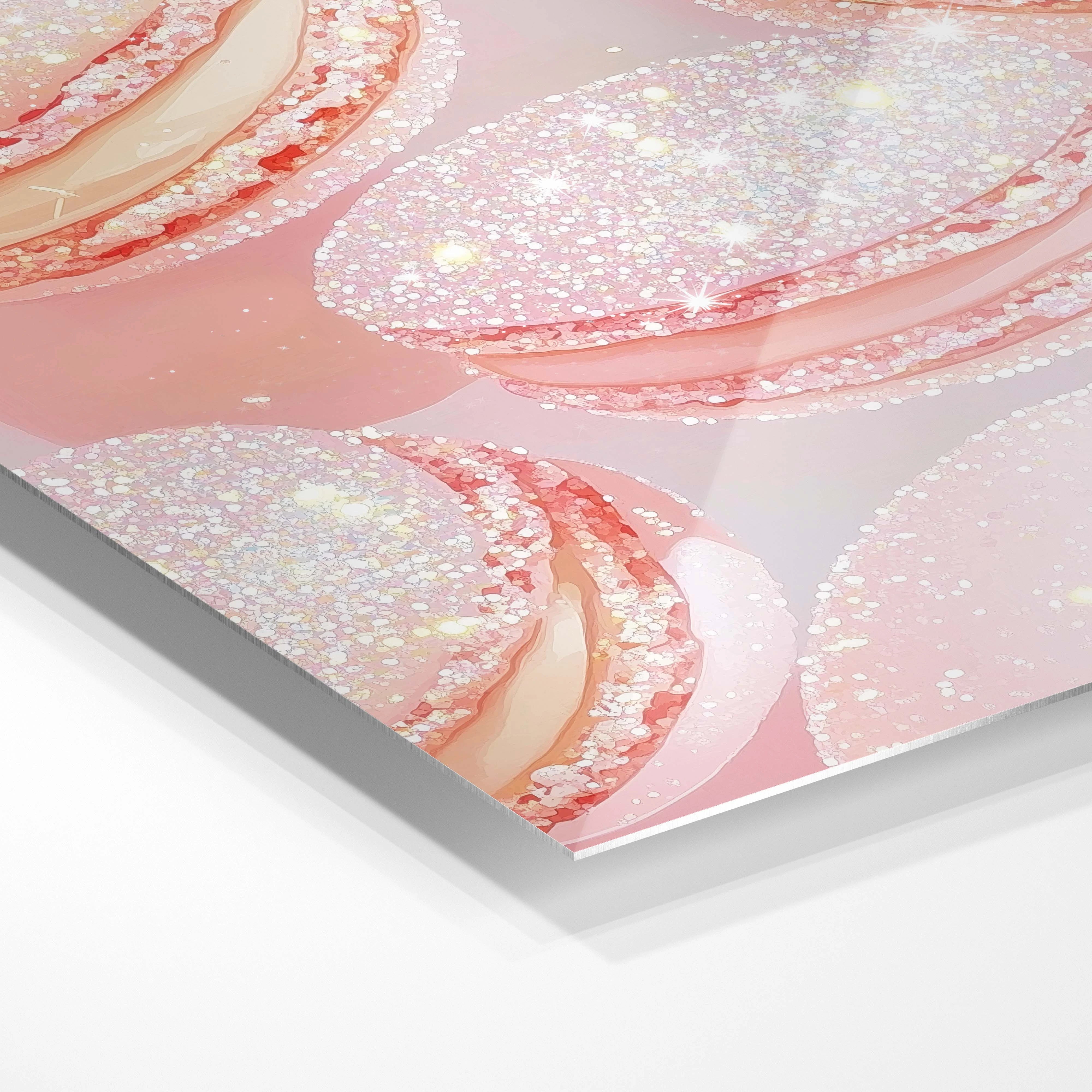 Sparkling macarons