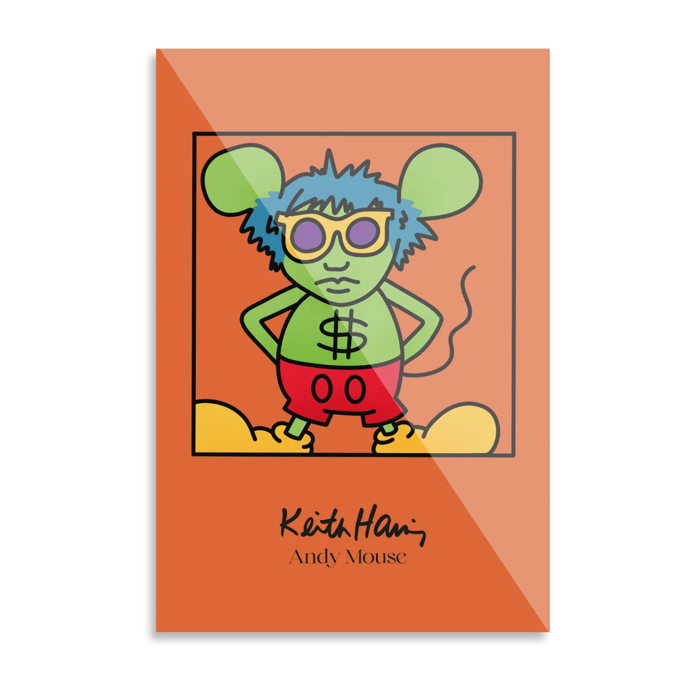 Keith Haring "Andy Mouse"