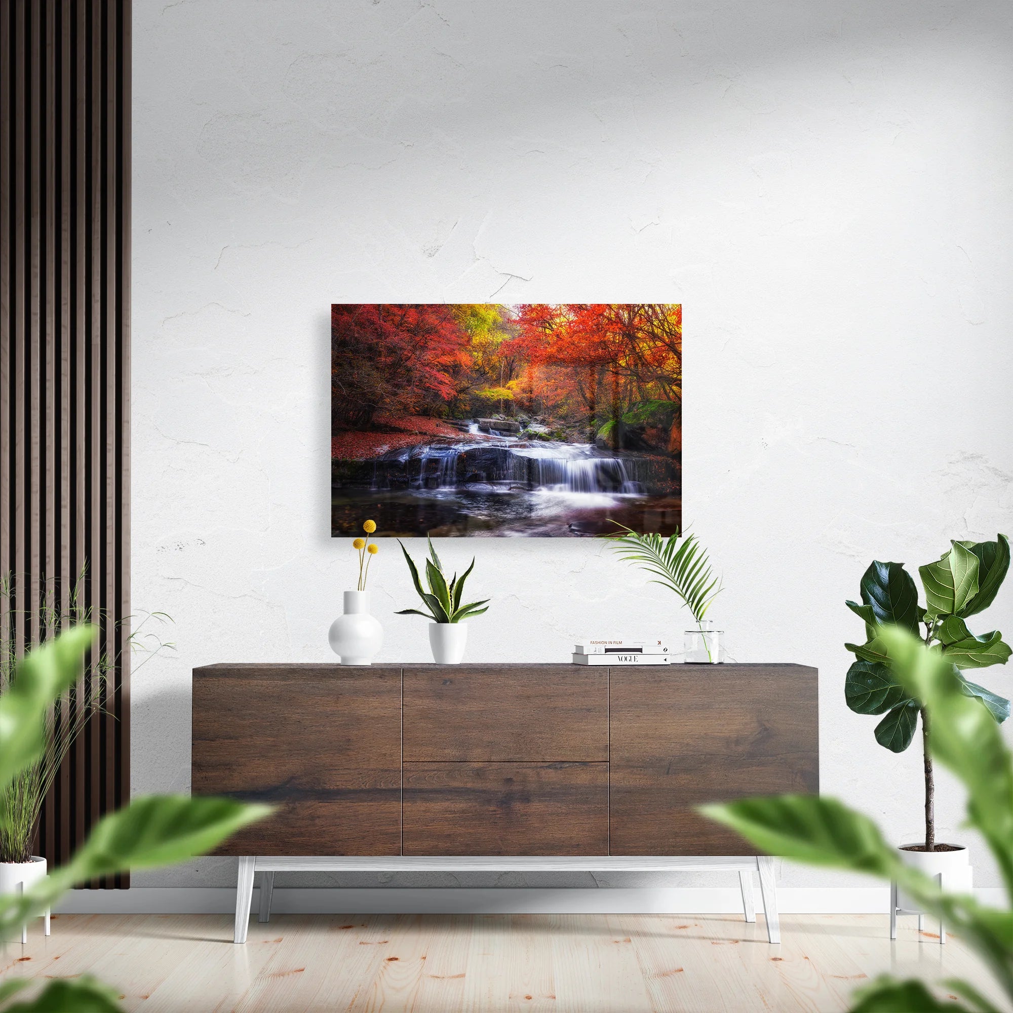 Autumn waterfall