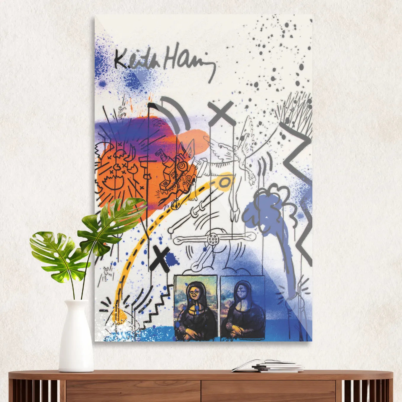 Keith Haring "Mona lisa"