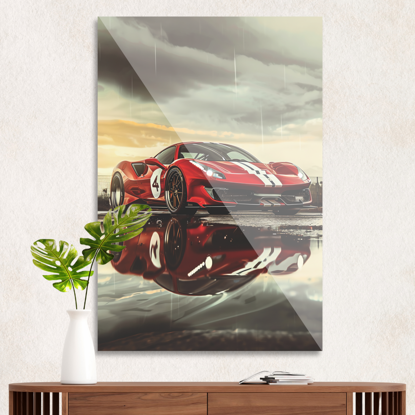 Ferrari i regnvejr