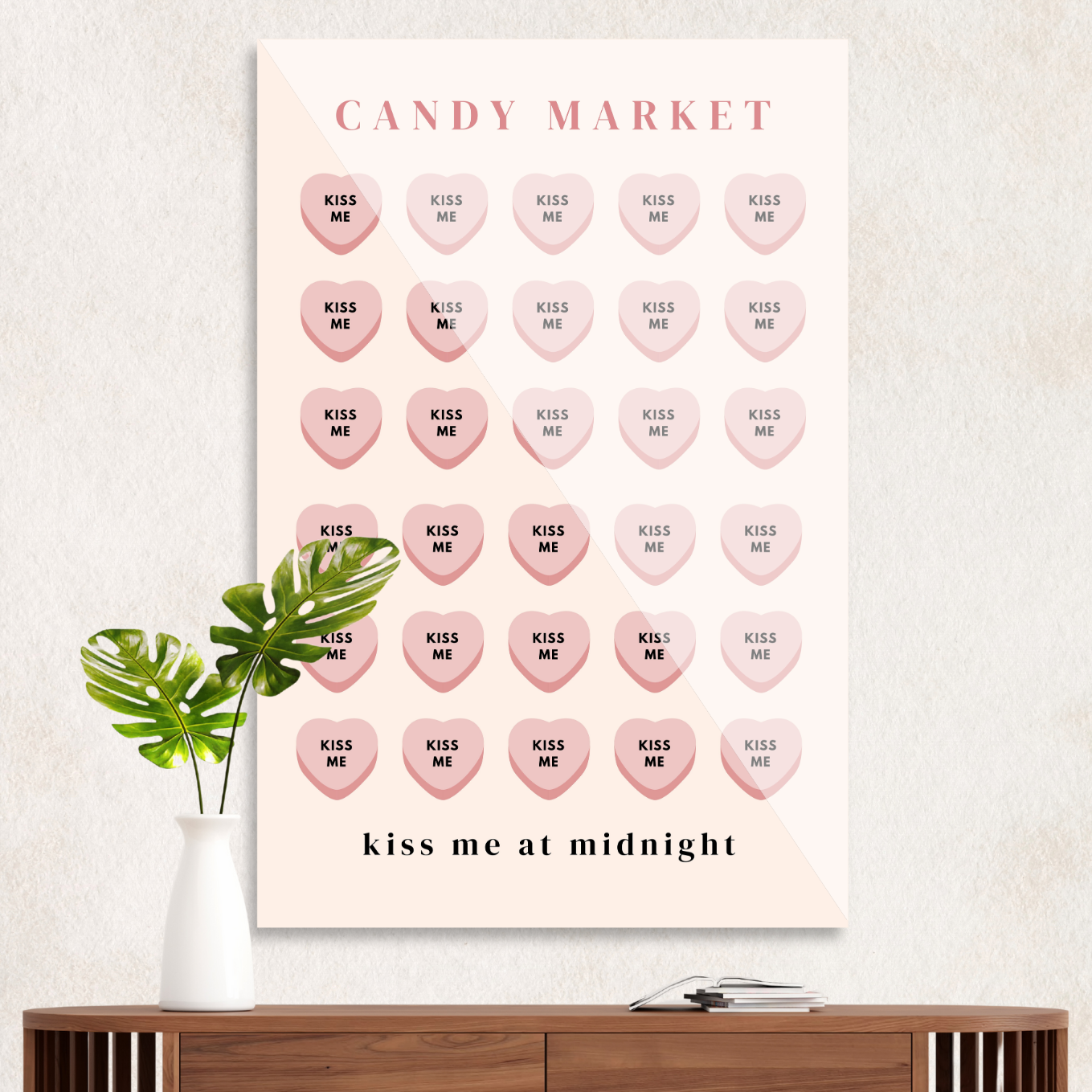 "Kiss me" candies