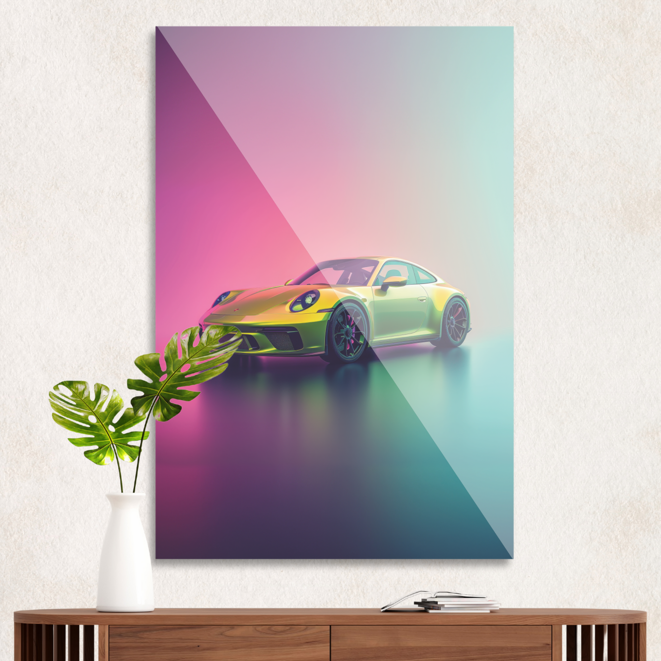 Neon Porsche vibes