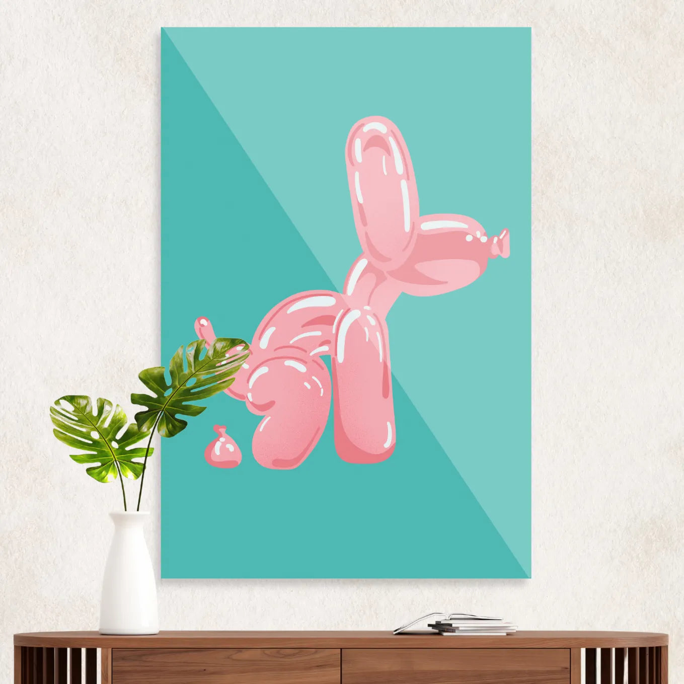 Pink ballonhund