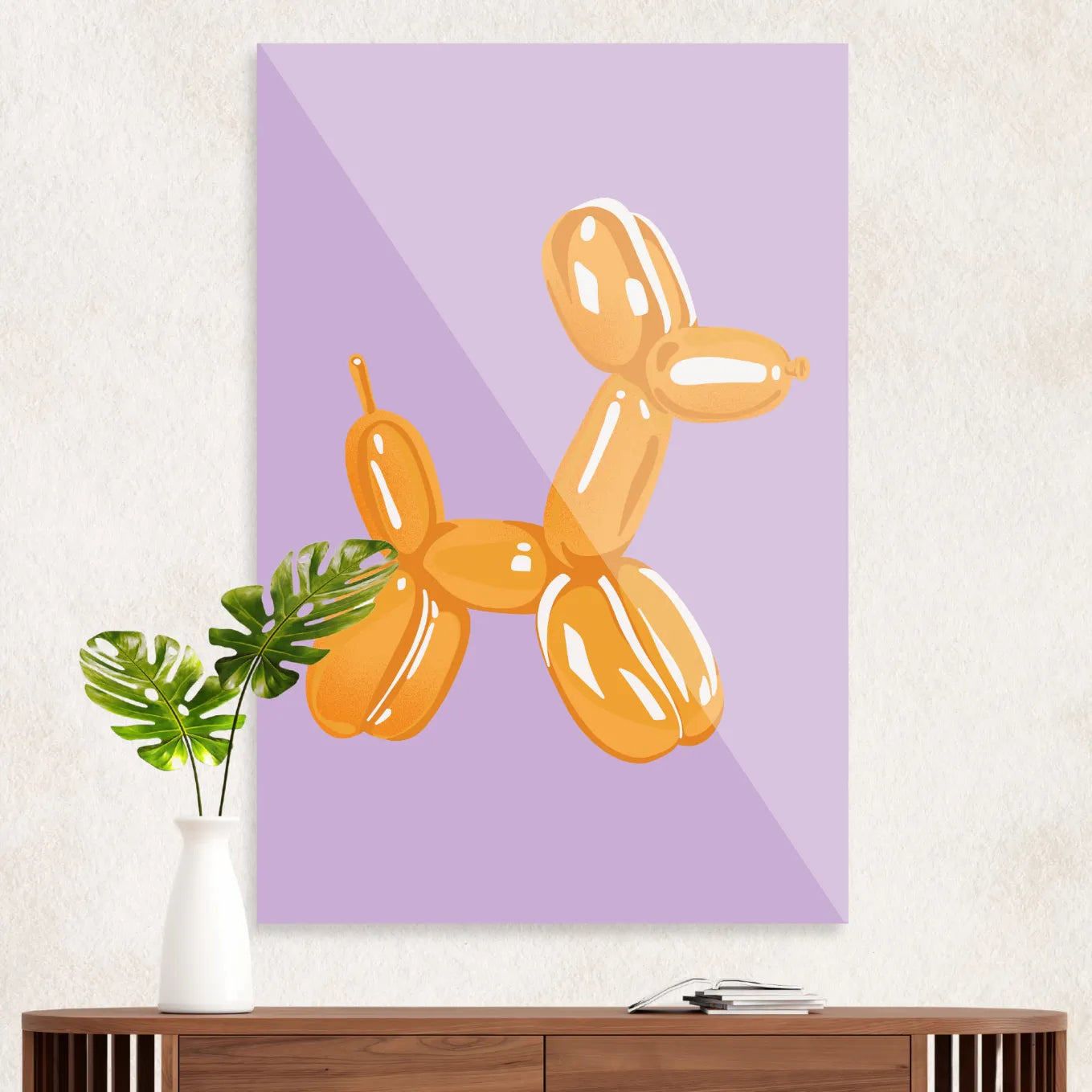 Orange ballonhund #1