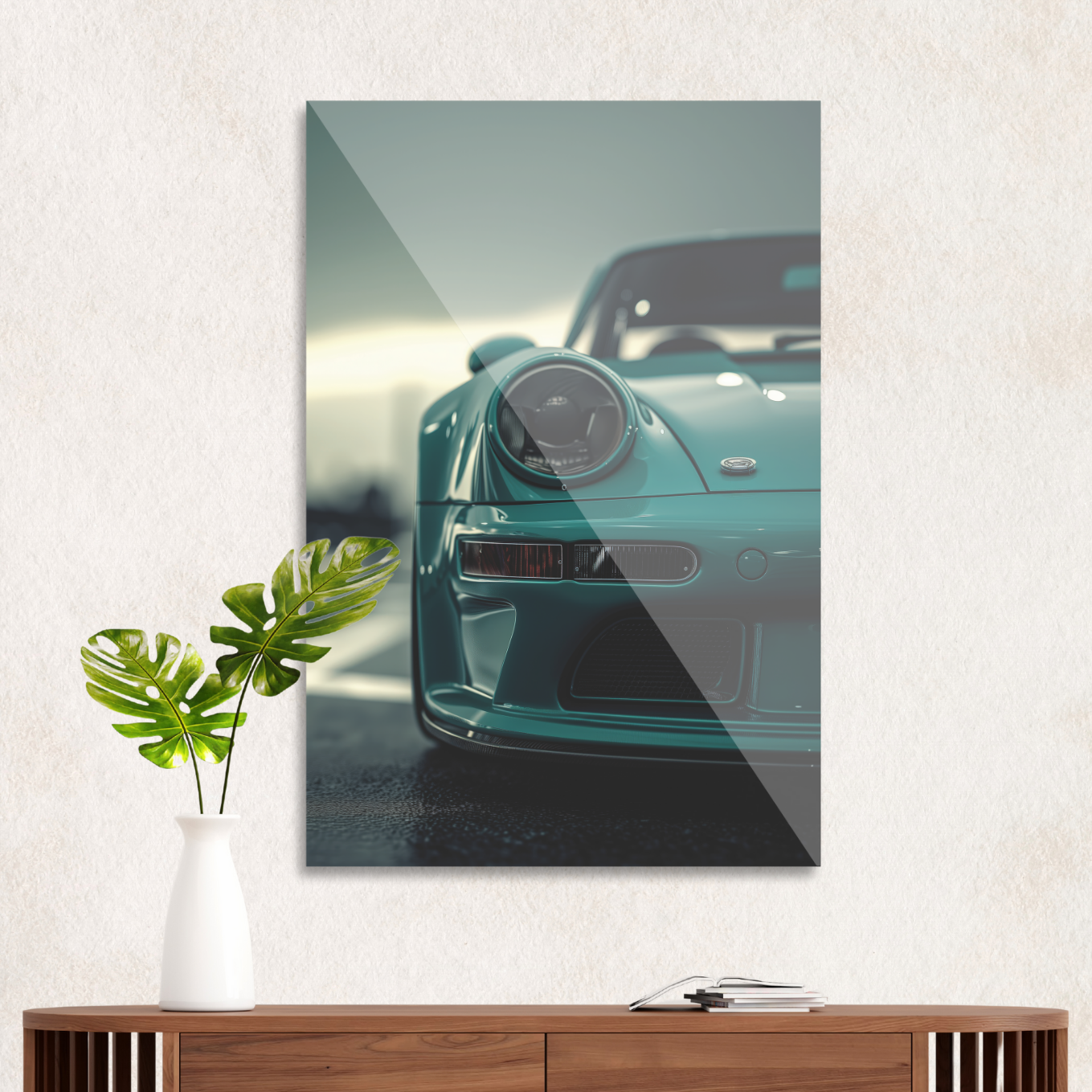 Teal Porsche