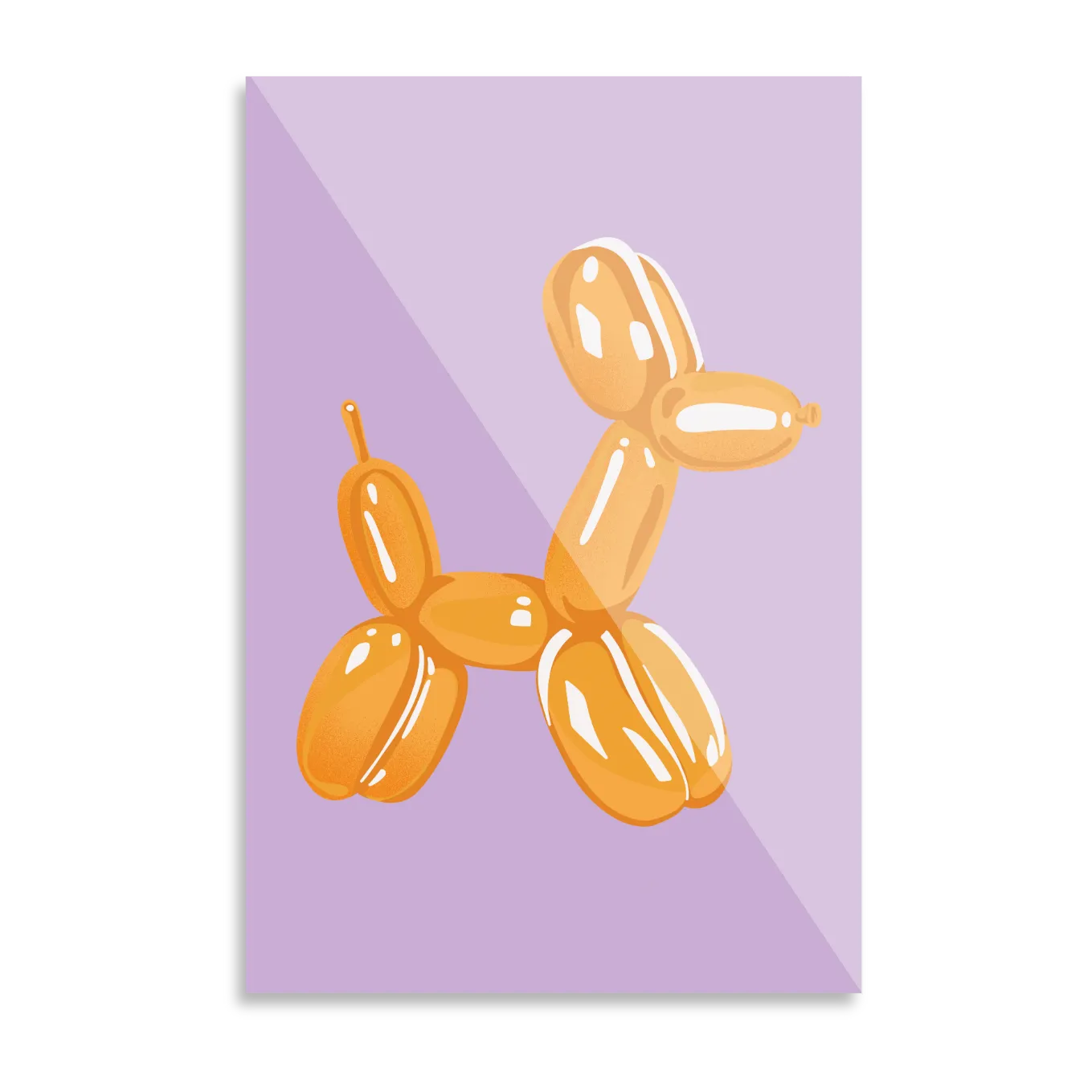 Orange ballonhund #1