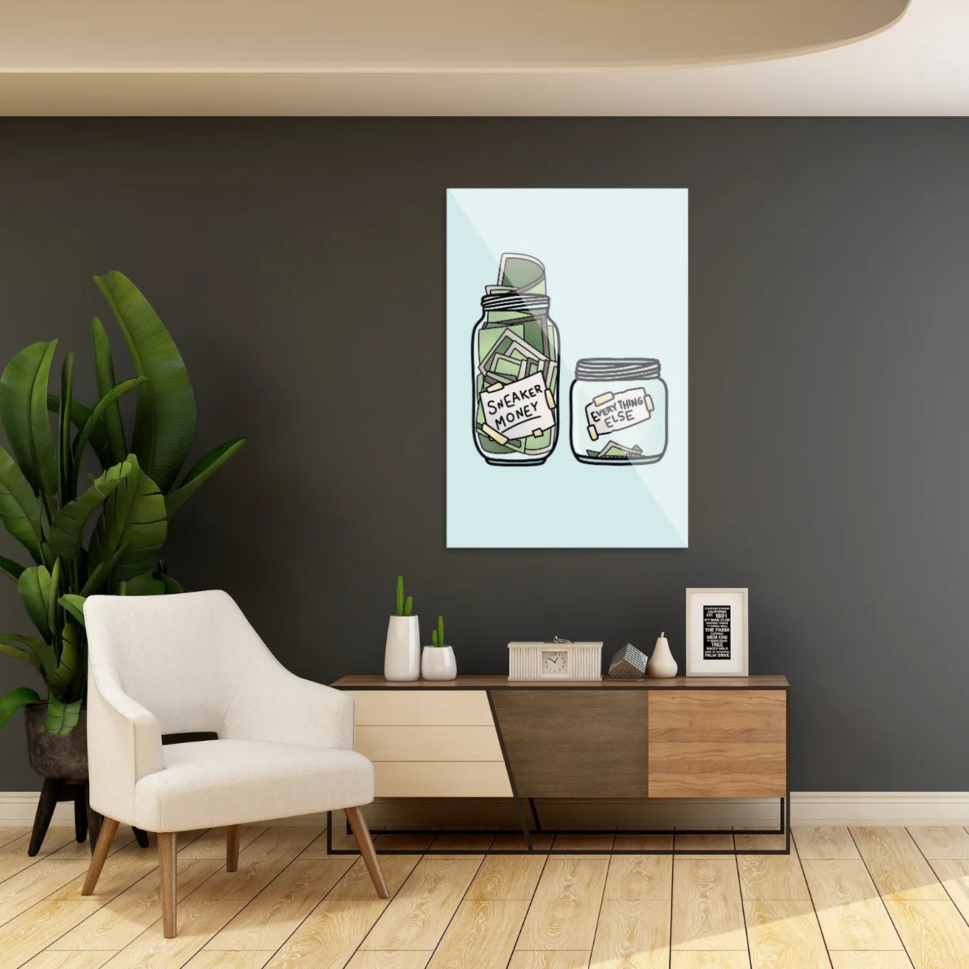 Sneaker Money Jar