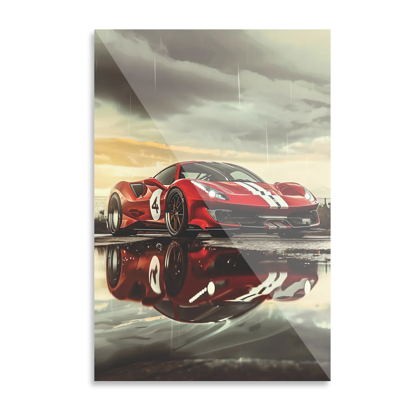 Ferrari i regnvejr