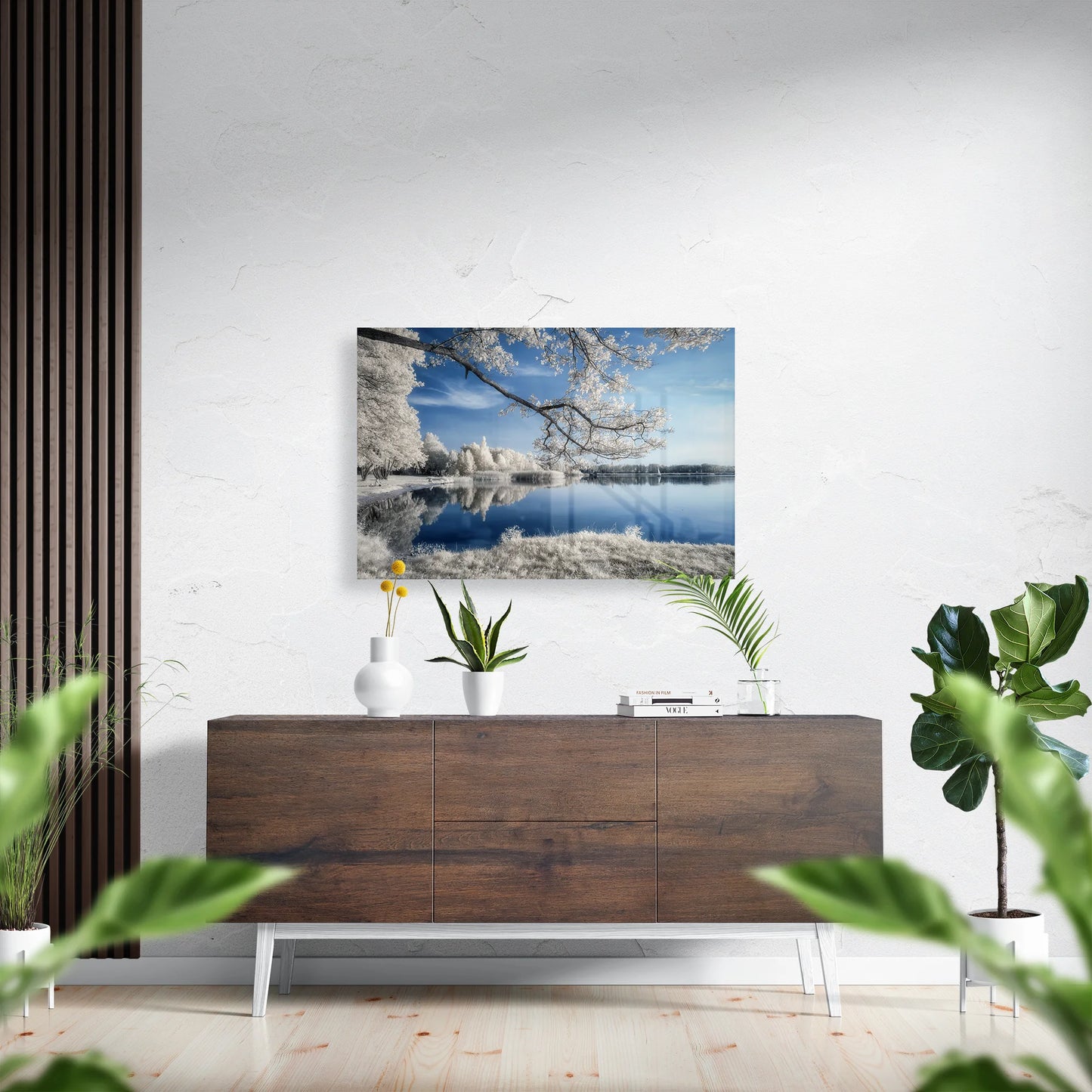 Smukt vinterlandskab