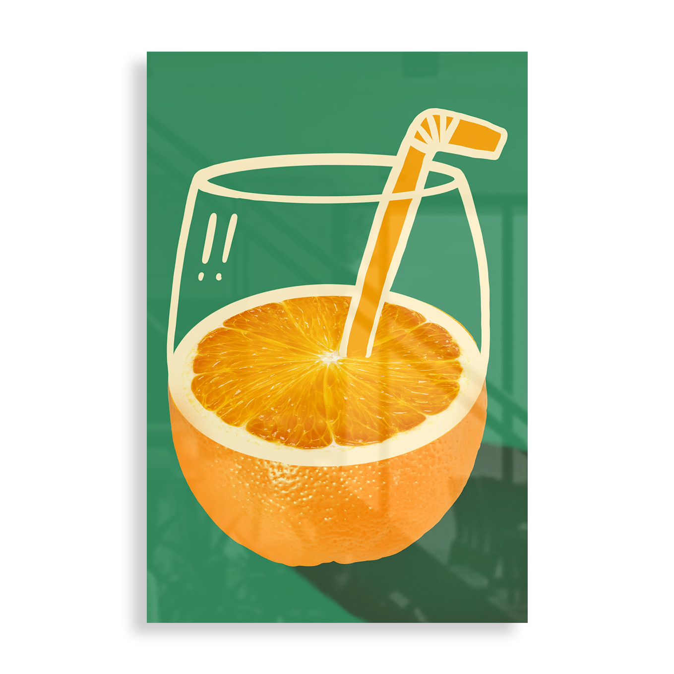 Appelsin glas