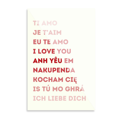 9 ways to say "I love you"