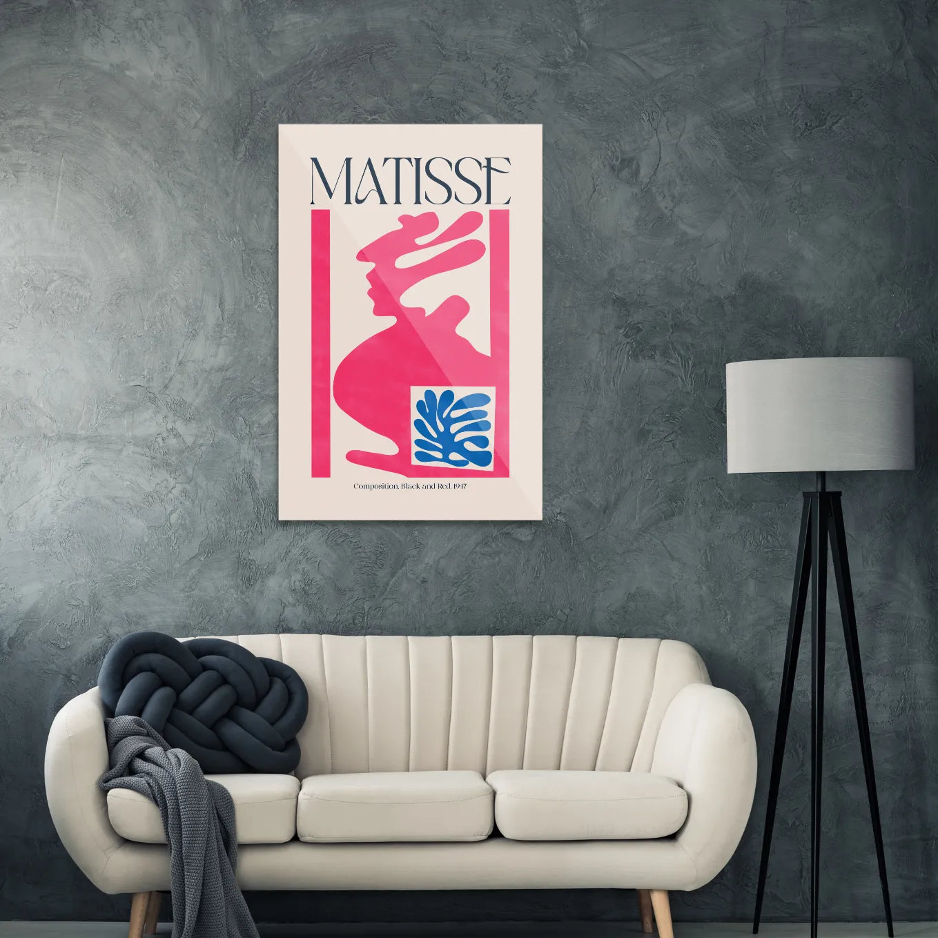 Matisse Composition, Black and red. 1947 #1