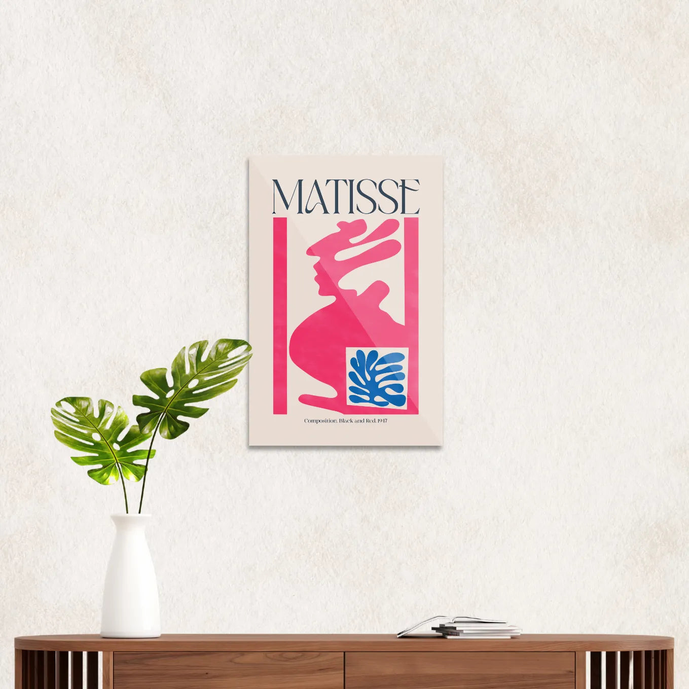 Matisse Composition, Black and red. 1947 #1