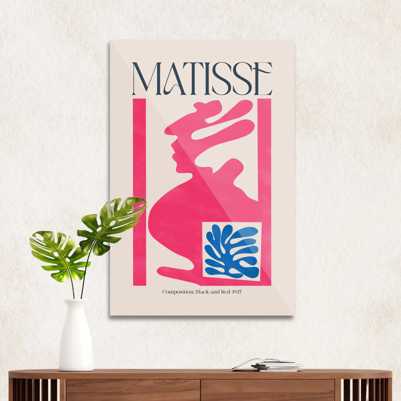 Matisse Composition, Black and red. 1947 #1