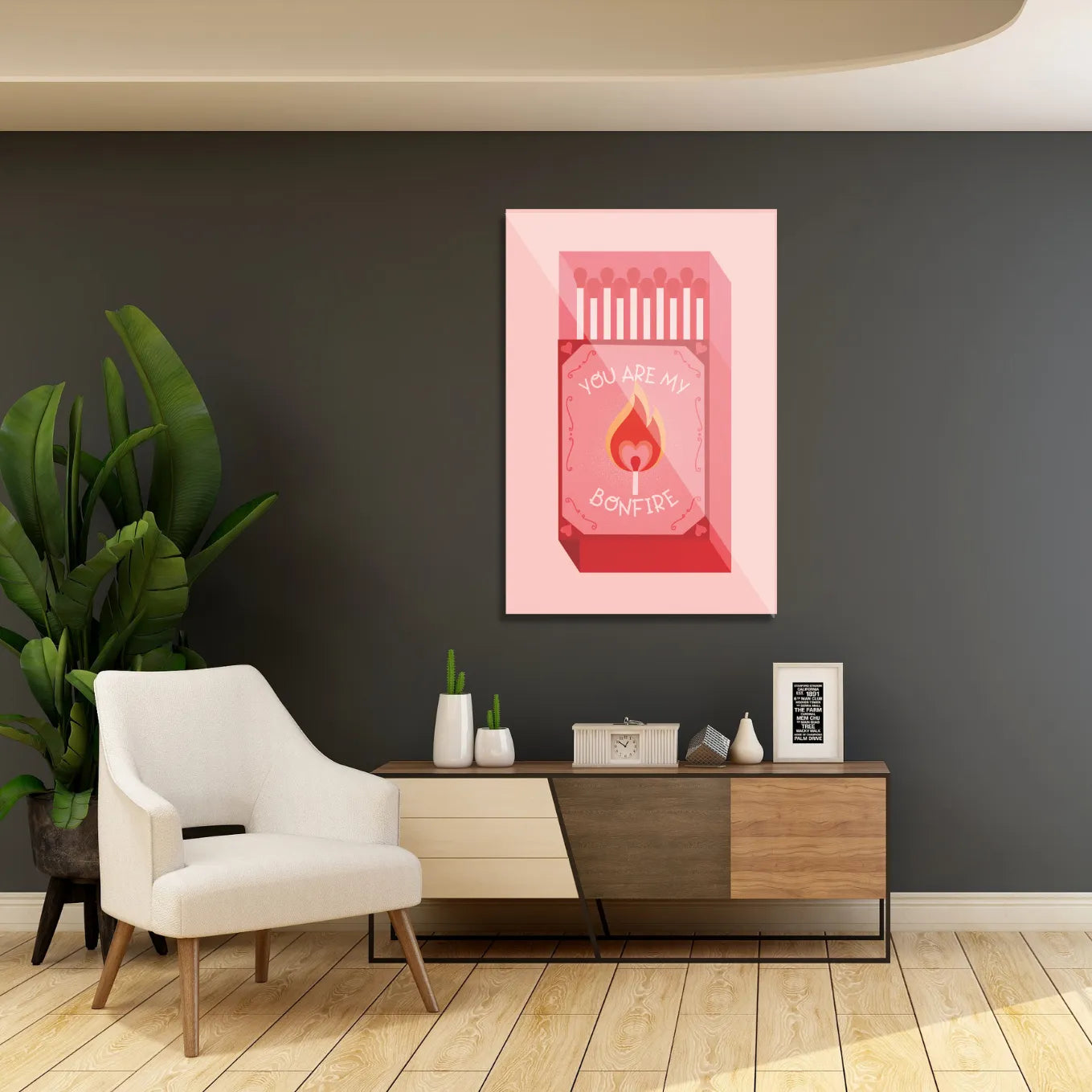 Match "You are my bonfire"