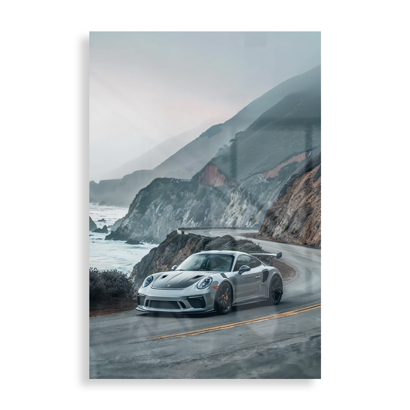 Porsche på kystvejen