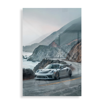 Porsche på kystvejen