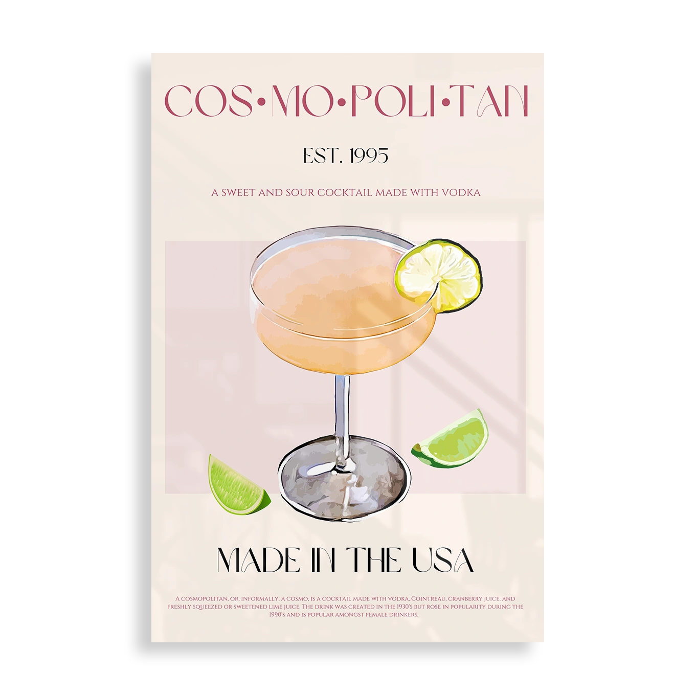 Cosmopolitan Cocktail Est. 1995