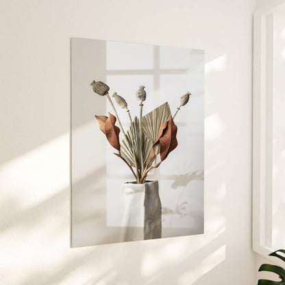 Tørret blomster i vase