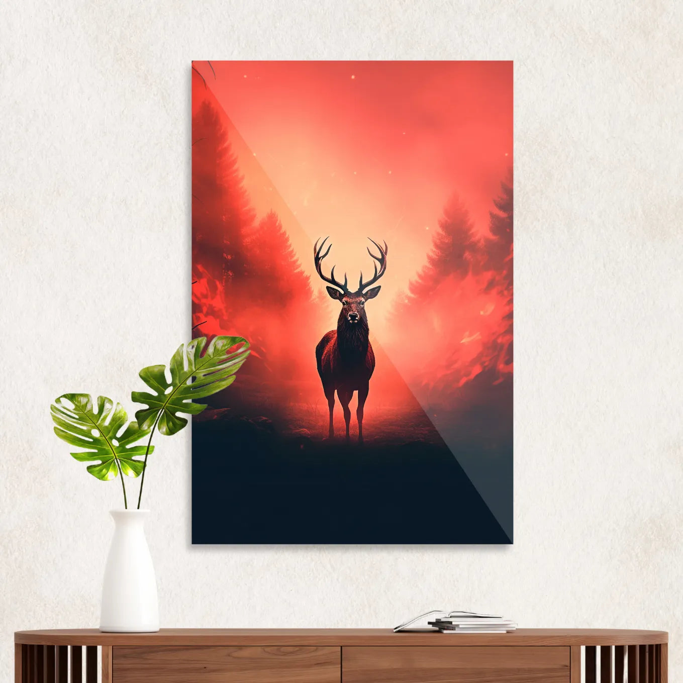 Kronhjort i skoven 1