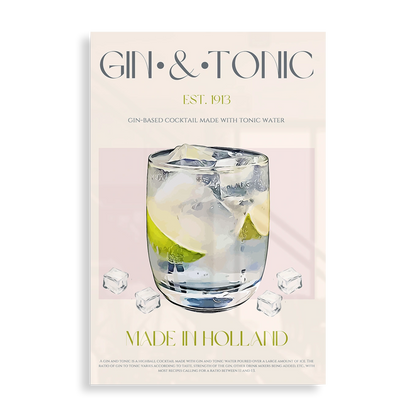 GIn & Tonic Cocktail Est. 1913